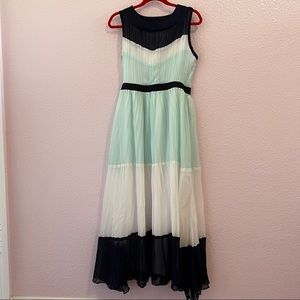 Rare Editions girls blue maxi dress size 10